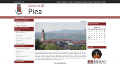 Desktop Screenshot of comune.piea.at.it